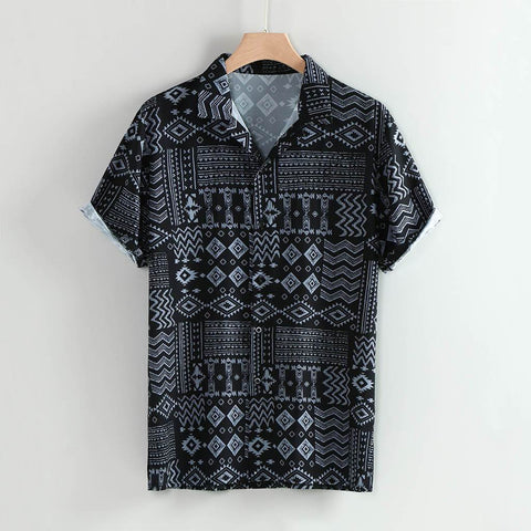 Hawaiian Men's Shirt Printed Casual Shirt Men Summer Loose