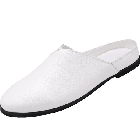 Four Seasons Wear Half-support Peas Shoes Men's Sandals Half-drag Lazy Shoes