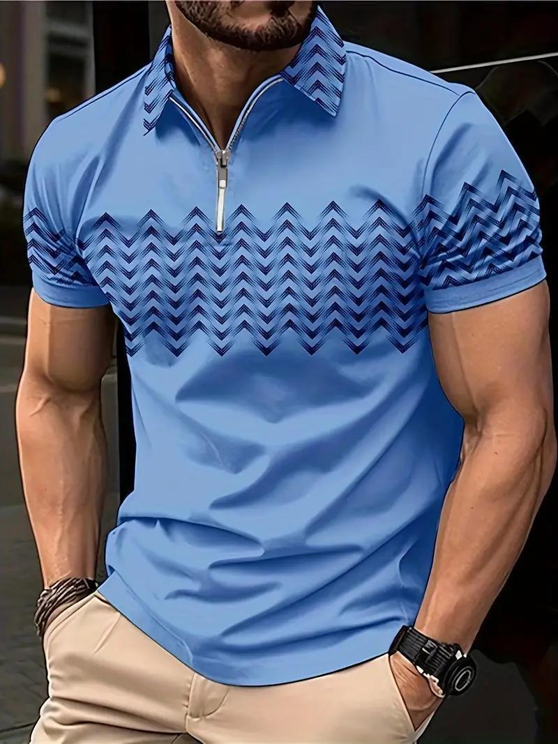 Printed Golf Shirt For Men